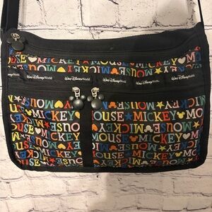 Disney Black and Multicolor Mickey Mouse Bag